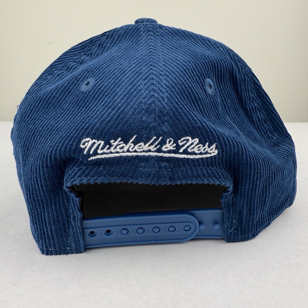 Mitchell And Ness NWT Detroit Tigers Corduroy Hat SnapBack Adjustable Blue - Picture 3 of 8